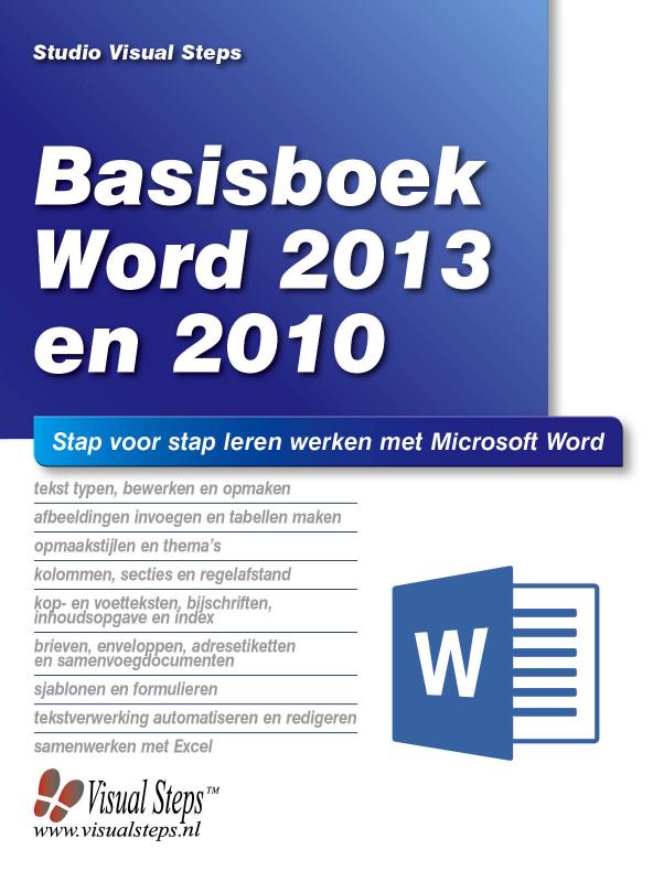 Omslag van Basisboek Word 2013 en 2010