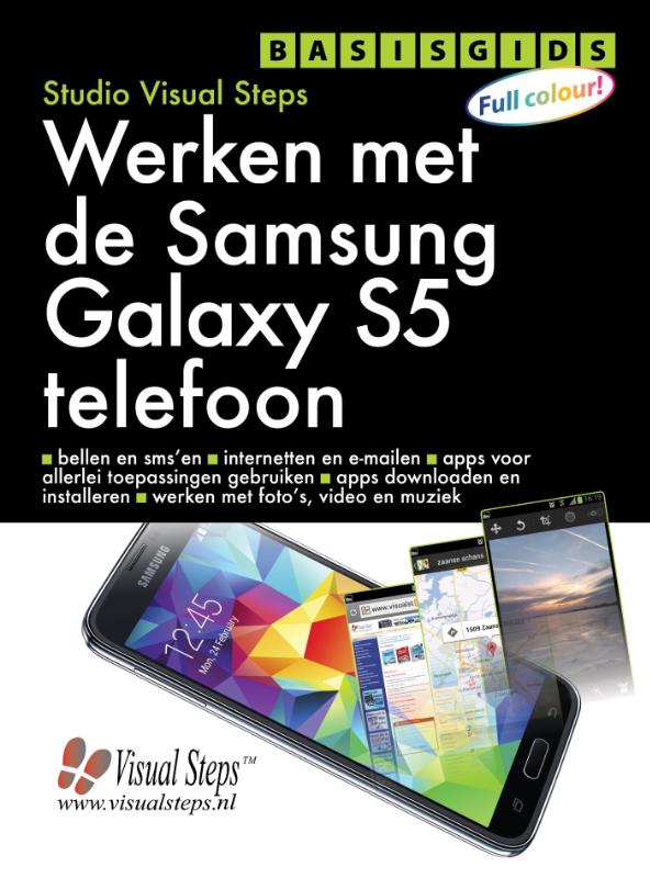 Omslag van Basisgids werken met de Samsung Galaxy S5 telefoon