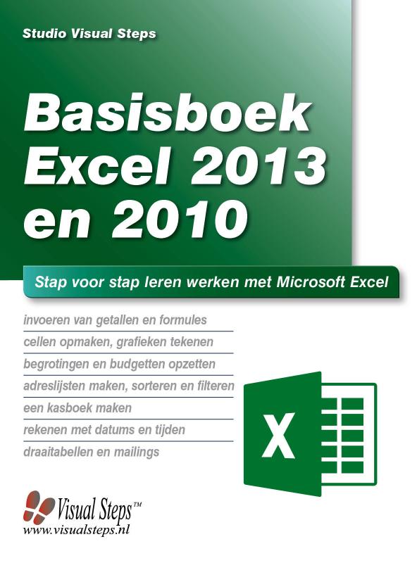 Omslag van Basisboek Excel 2013 en 2010