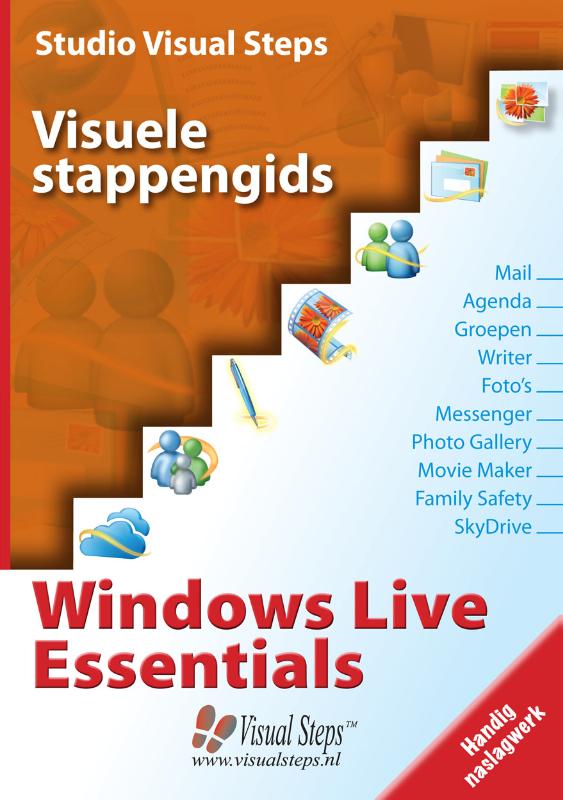 Omslag van Visuele stappengids Windows Live Essentials