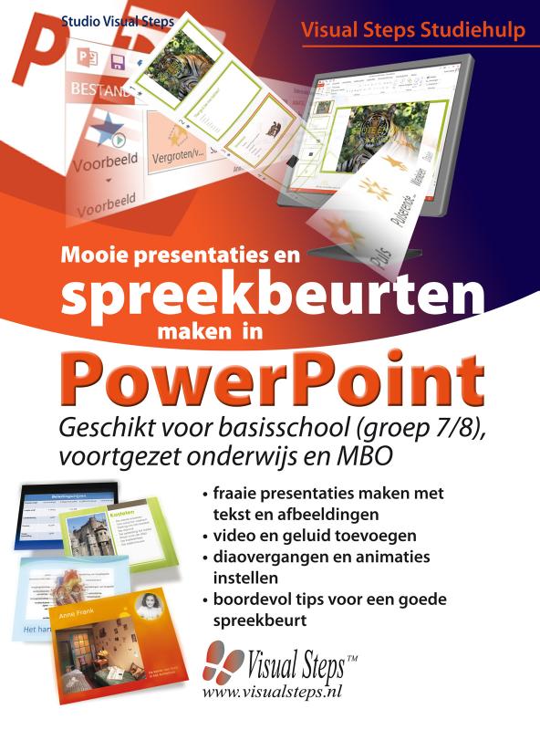 Omslag van Mooie presentaties en spreekbeurten maken in PowerPoint