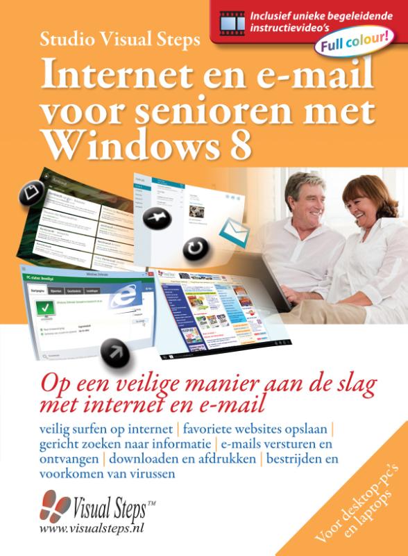 Omslag van Internet en e-mail voor senioren met Windows 8