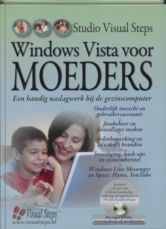 Omslag van Windows Vista voor moeders