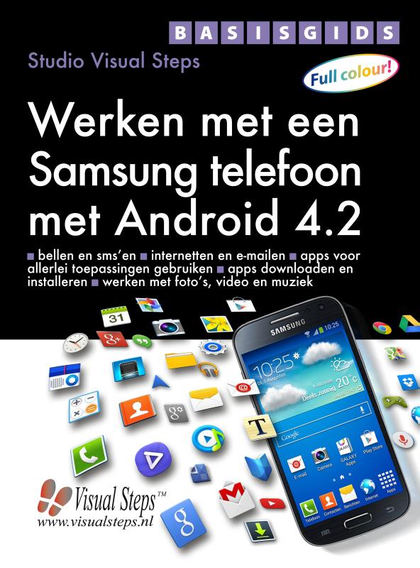 Omslag van Basisgids werken met een Samsung telefoon met Android 4.2