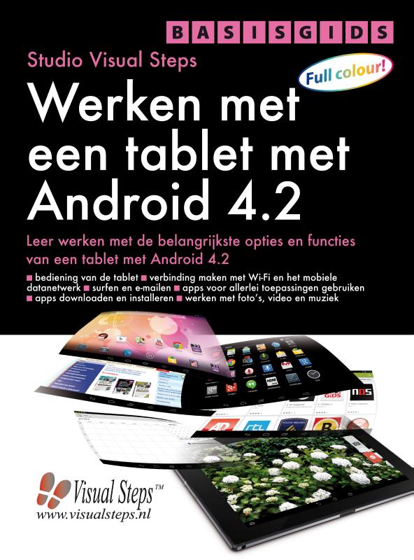 Omslag van Werken met een tablet met Android 4.2