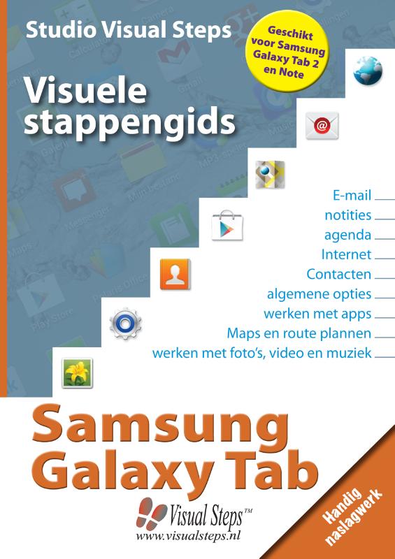 Omslag van Visuele stappengids Samsung Galaxy tab