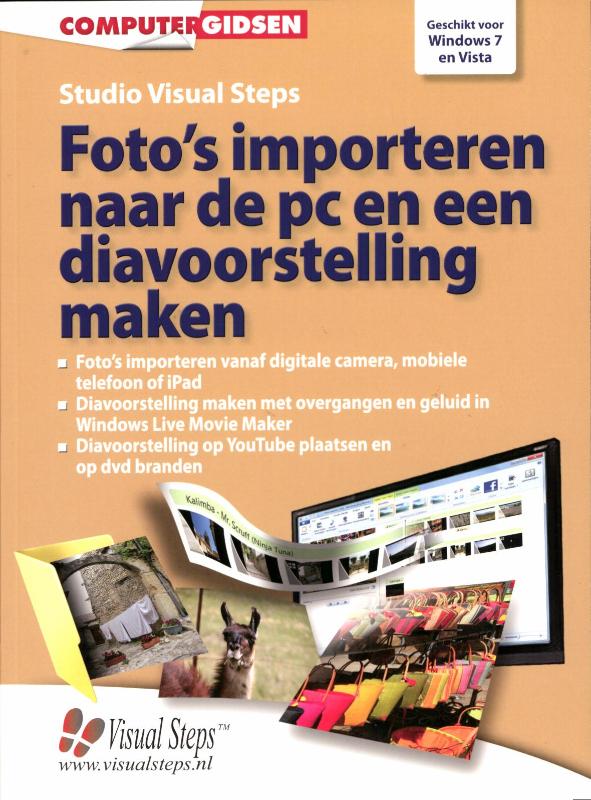 Omslag van Foto's importeren naar de pc en een diavoorstelling maken