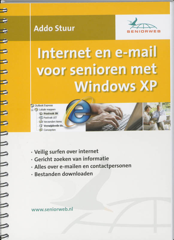 Omslag van Cursusboek Internet en e-mail voor senioren met Windows XP