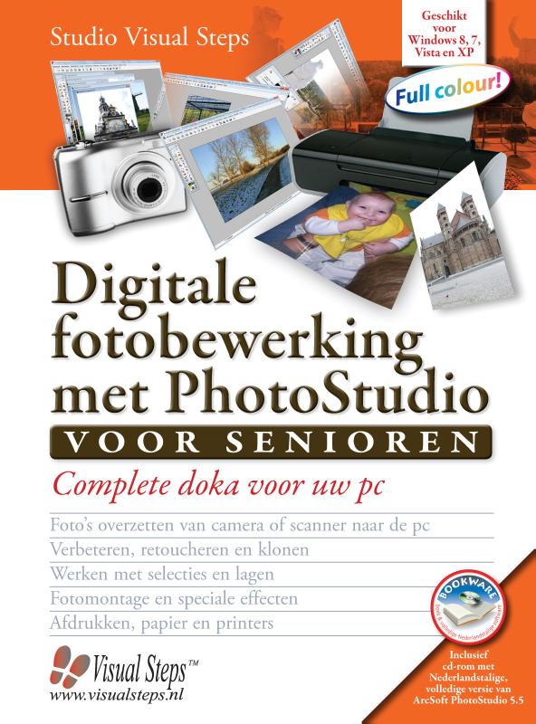 Omslag van Digitale fotobewerking met photostudio voor senioren