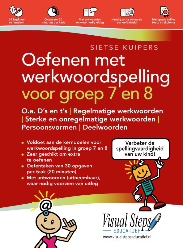 Omslag van Oefenen met werkwoordspelling voor groep 7 en 8