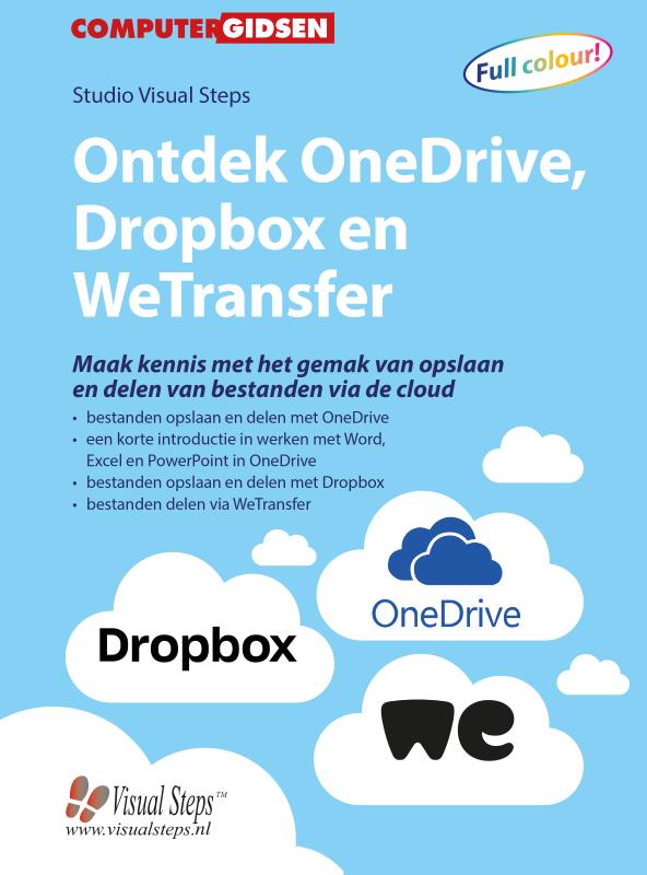 Omslag van Ontdek OneDrive, Dropbox en WeTransfer