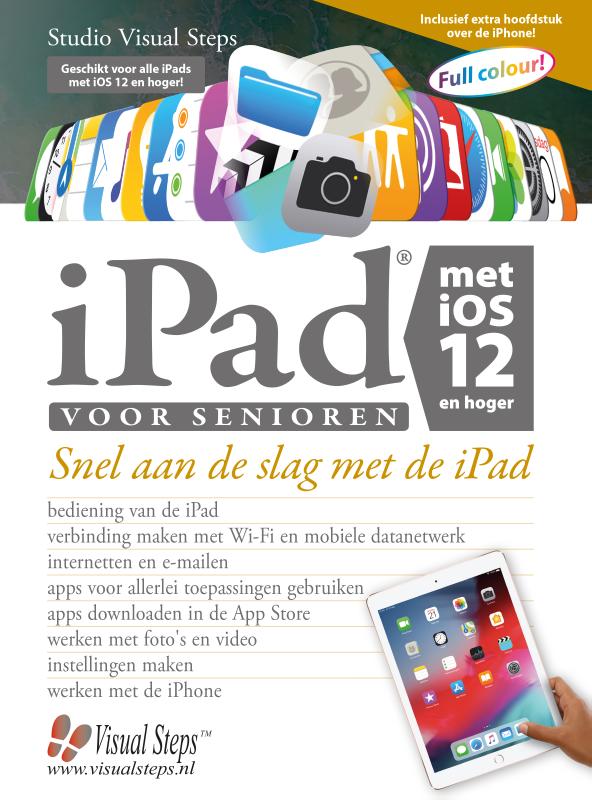 Omslag van iPad voor senioren met iOS 12 en hoger