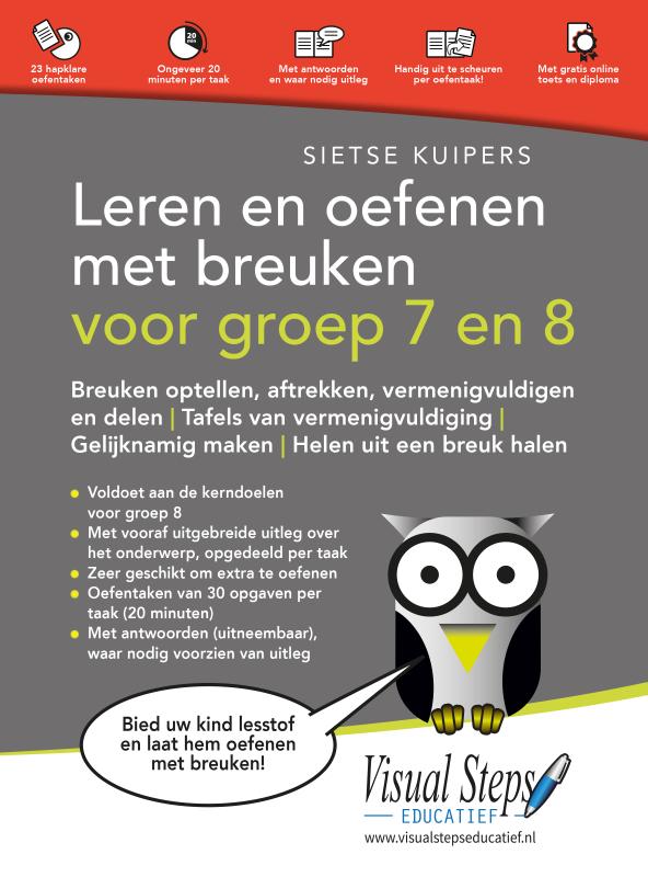 Omslag van Leren en oefenen met breuken voor groep 7 en 8