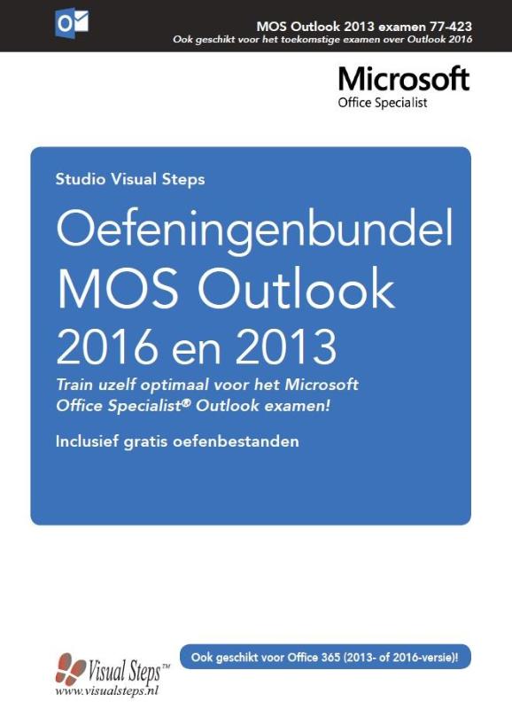 Omslag van Oefeningenbundel MOS Outlook 2016 en 2013