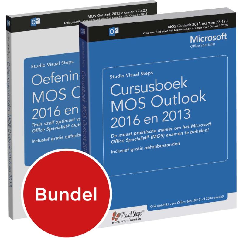 Omslag van Cursusboek MOS Outlook 2013 en 2016