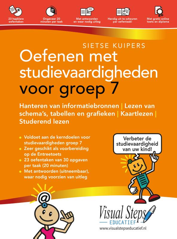 Omslag van Oefenen met studievaardigheden voor groep 7