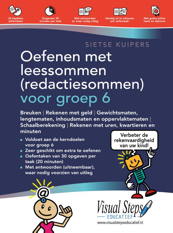 Omslag van Oefenen met leessommen (redactiesommen) voor groep 6