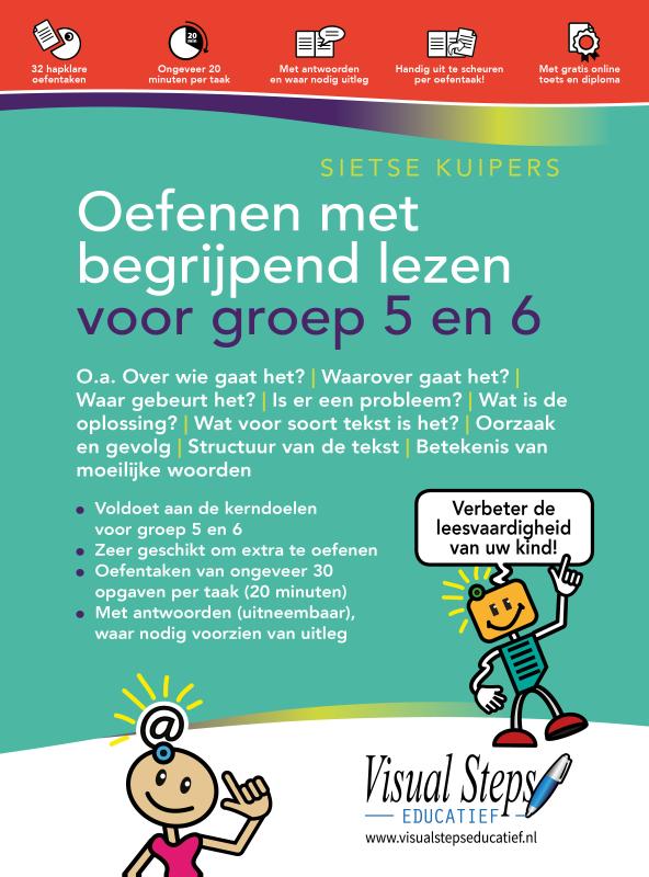 Omslag van Oefenen met begrijpend en studerend lezen voor groep 5 en 6