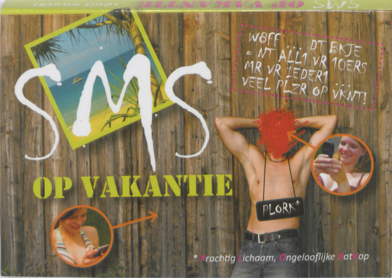Omslag van SMS op vakantie