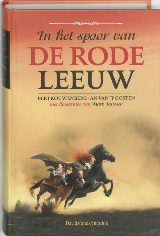 Omslag van In het spoor van De Rode Leeuw