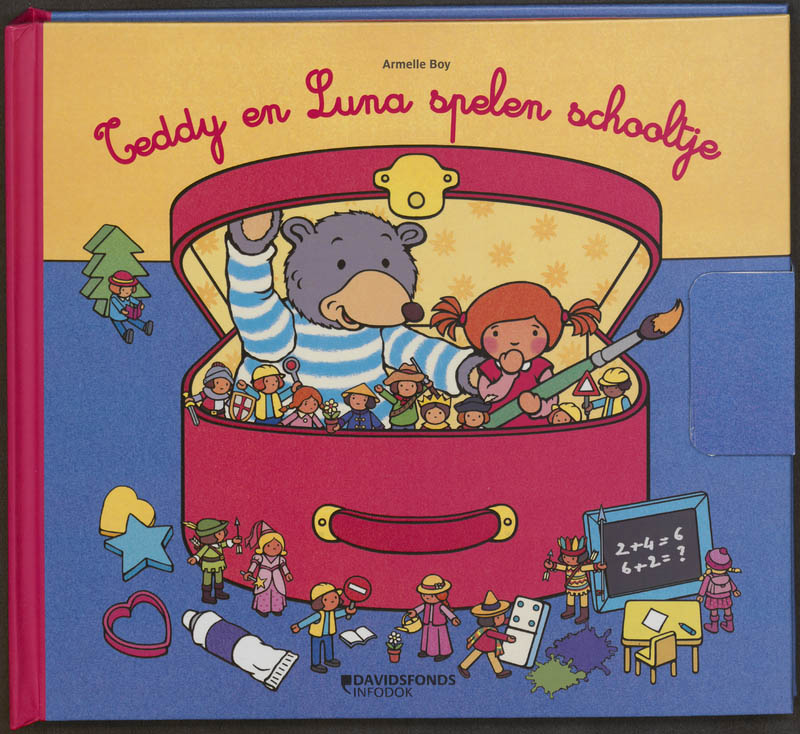 Omslag van Teddy en Luna spelen schooltje