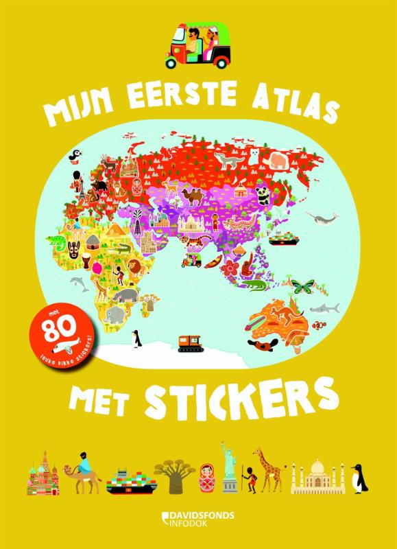Omslag van Mijn eerste atlas met stickers