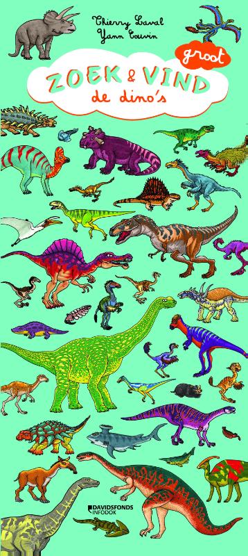 Omslag van Zoek en vind de dino's