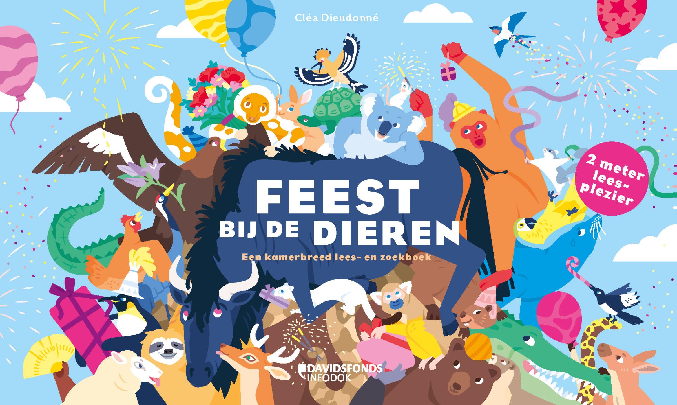 Omslag van Feest bij de dieren