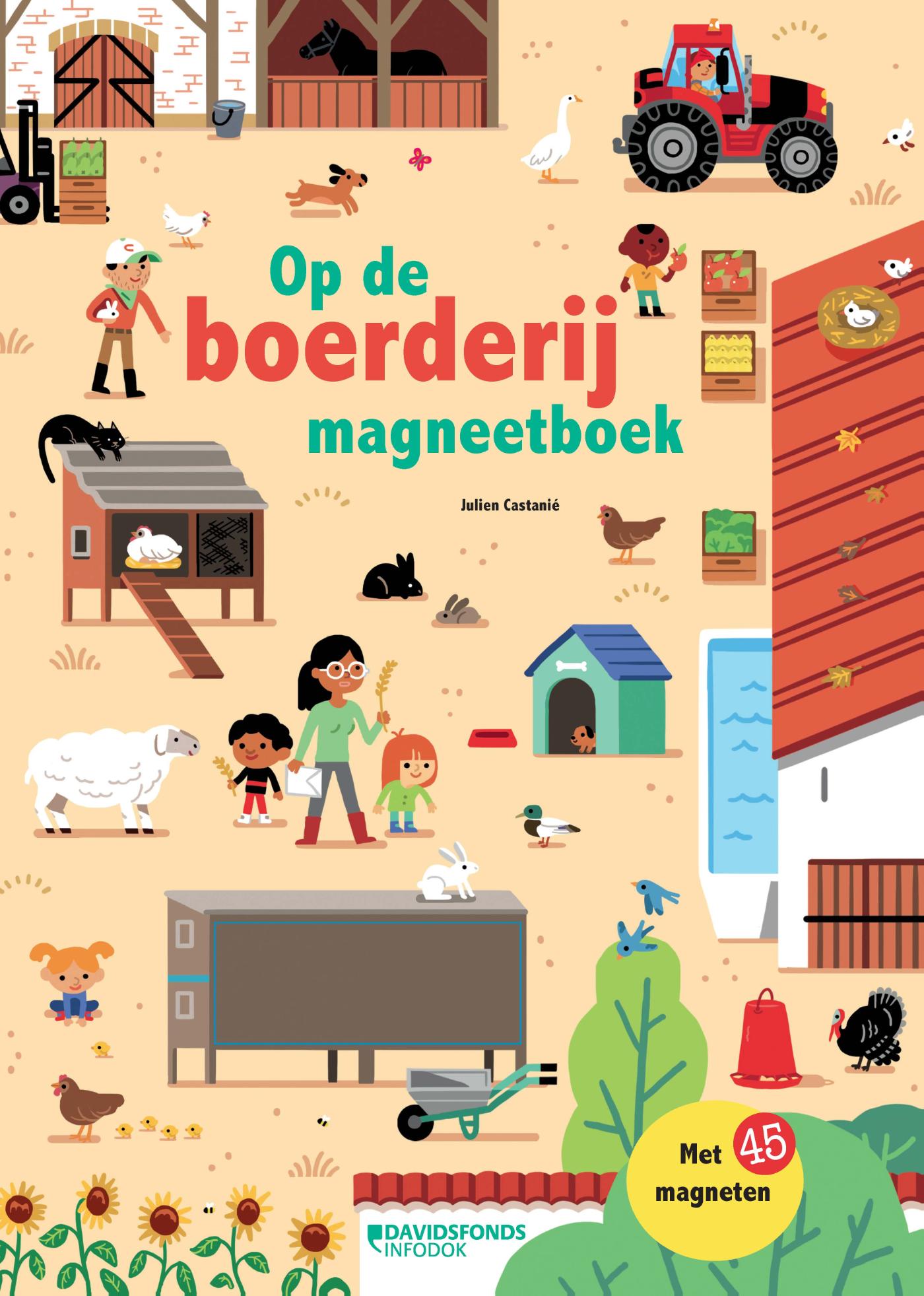Omslag van Op de boerderij magneetboek