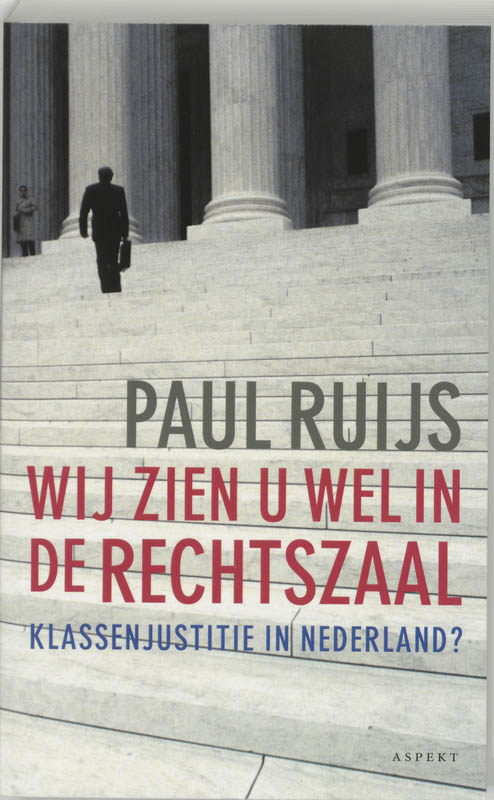 Omslag van Wij zien u wel in de rechtszaal