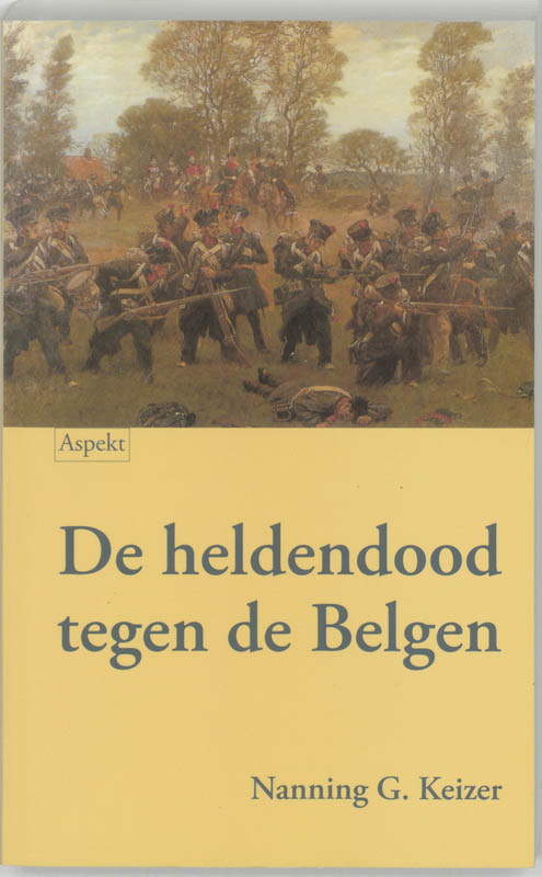 Omslag van De heldendood tegen de Belgen