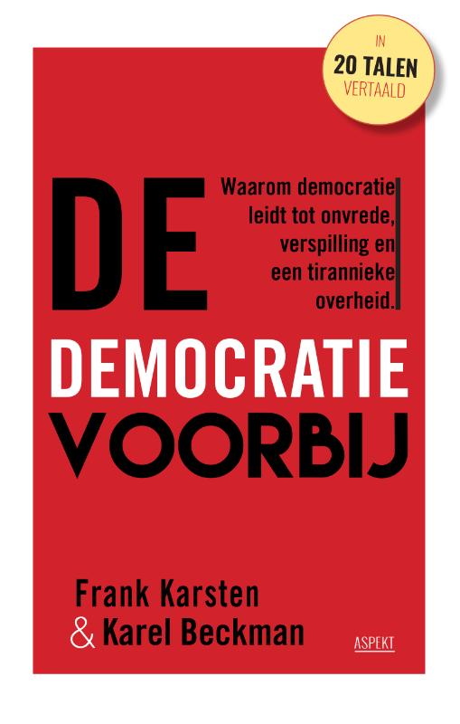 Omslag van De democratie voorbij