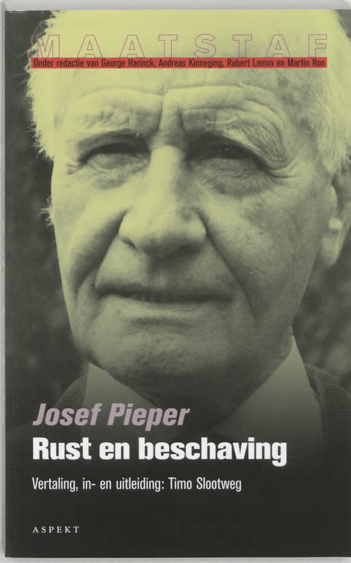 Omslag van Rust en beschaving bij voorbaat