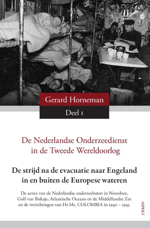 Omslag van De Nederlandse Onderzeedienst in de Tweede Oorlog in vier delen