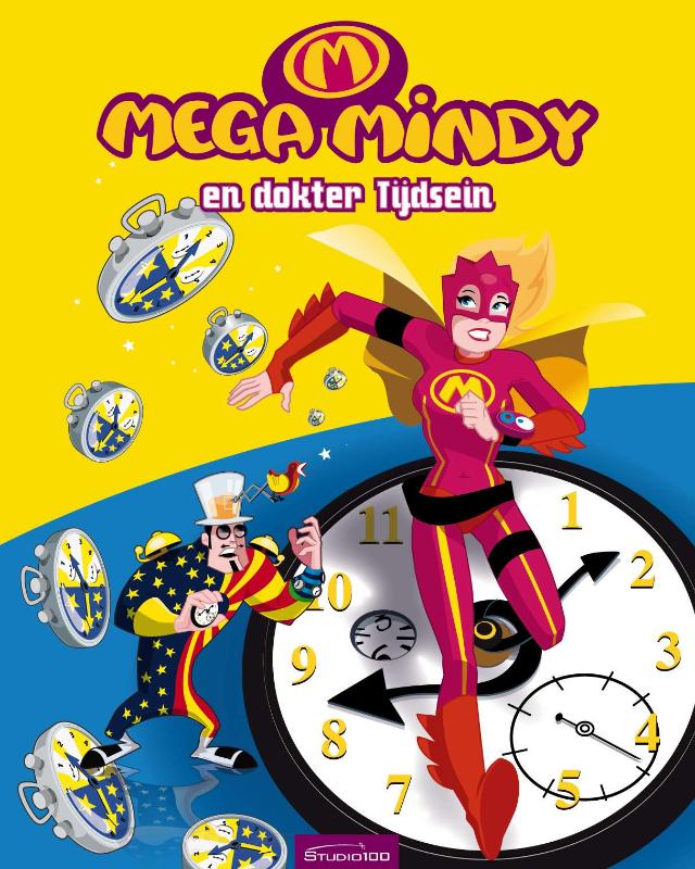 Omslag van Mega Mindy en dokter Tijdsein
