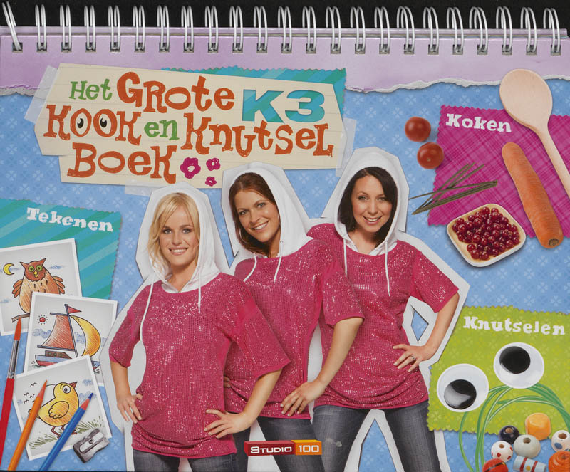 Omslag van Het grote K3 kook en knutselboek