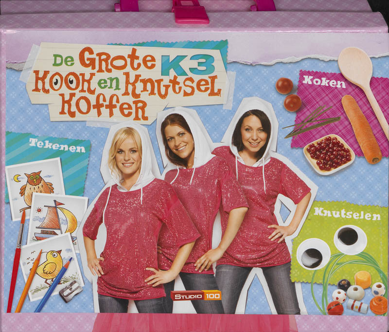 Omslag van De Grote K3 Kook- en Knutselkoffer