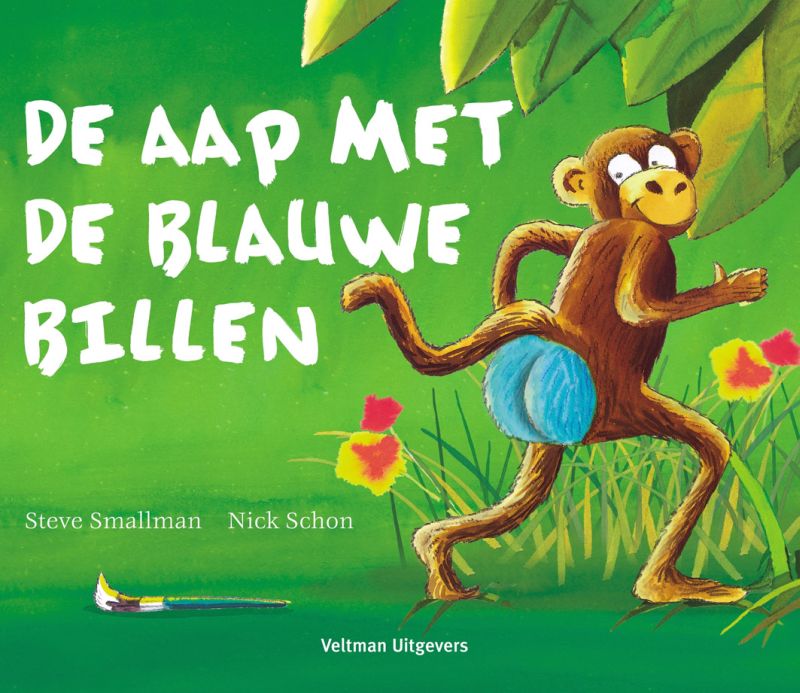 Omslag van De aap met de blauwe billen