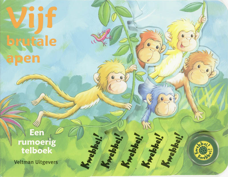 Omslag van Vijf brutale apen
