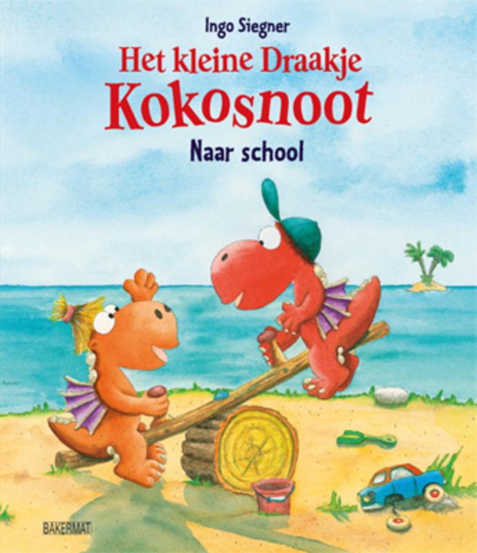 Omslag van Het kleine draakje kokosnoot naar school