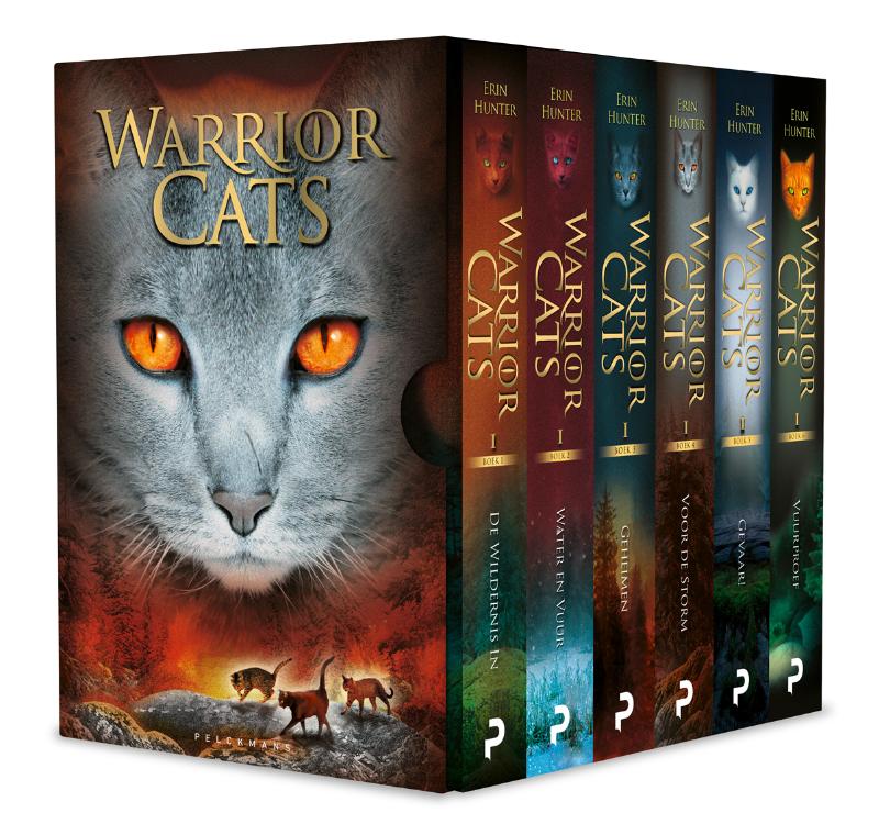 Omslag van Cadeaubox warrior cats - 6 delen van serie 1