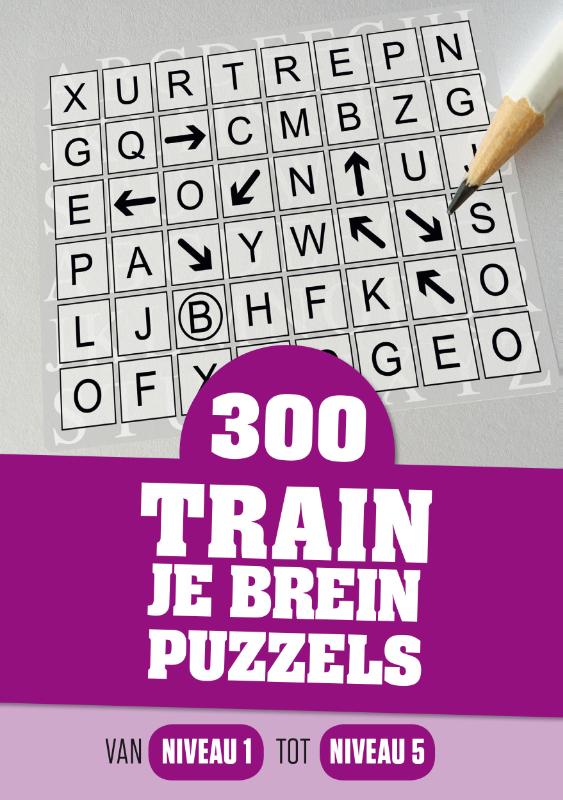 Omslag van 300 train je brein puzzels