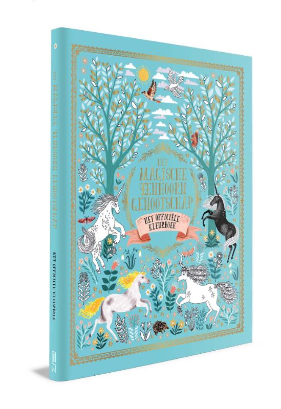 Omslag van Het Magische Eenhoorn Genootschap Kleurboek