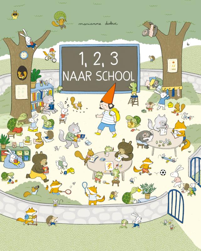 Omslag van 1,2,3 naar school!