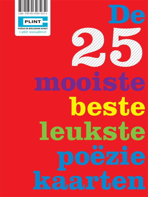 Omslag van de 25 mooiste beste leukste poeziekaarten