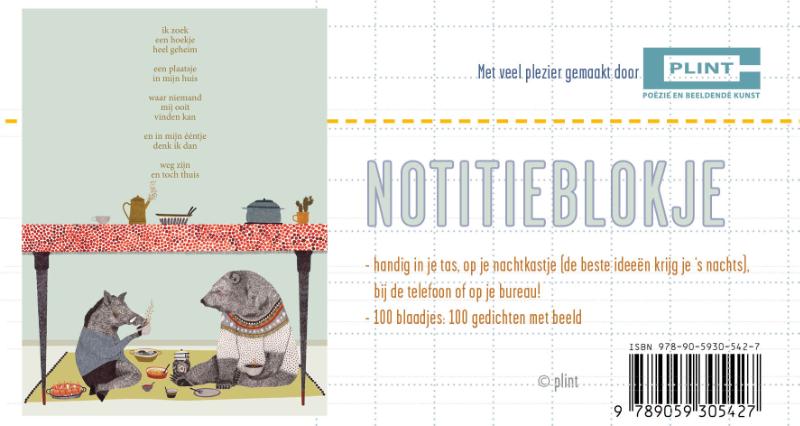 Omslag van Notitieblokje