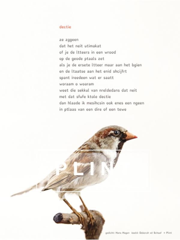 Omslag van Plint Poeziekaarten Navulset 'Dectie' Hans Hagen