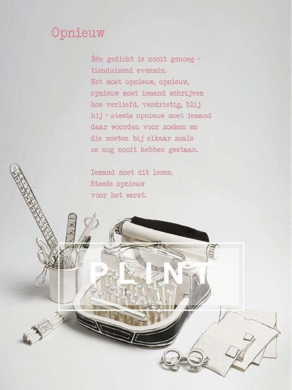 Omslag van Poëzieposter plint Opnieuw