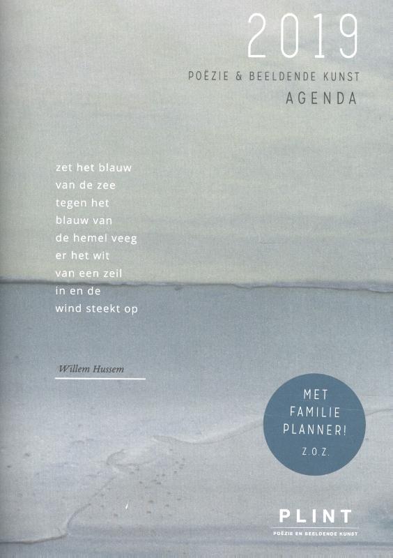 Omslag van Plint poëzie en beeldende kunst agenda 2019