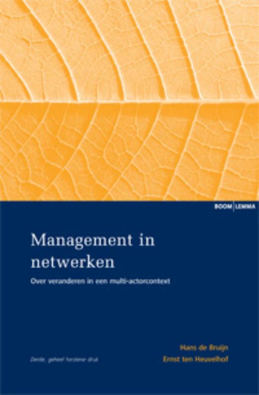 Omslag van Management in netwerken